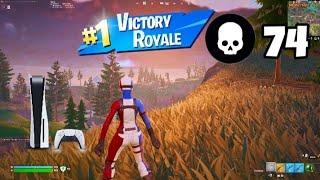 74 Elimination Solo Vs Squads "Zero Build" Gameplay Wins (Fortnite chapter 5 Season 4)