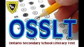 (OSSLT) Ontario Secondary School Literacy Test