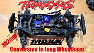 Traxxas Maxx V1 Conversion to V2 Long Wheelbase