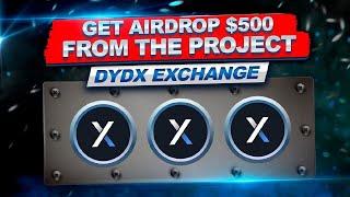 DYDX nft platform | AIRDROP 500$ | Crypto Token