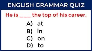 Mixed English Grammar Quiz: CAN YOU SCORE 35/35? #challenge 55