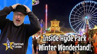 Inside Hyde Park Winter Wonderland!