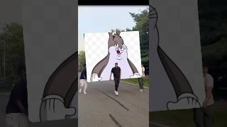 Big Chungus in a Lunchly @MrBeast @ksi @loganpaulvlogs #lunchly #chungus #bugsbunny #running