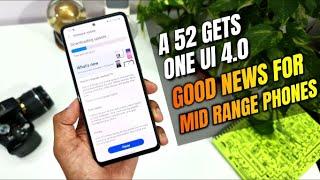 One Ui 4.0 arrives on Galaxy A 52, A52s 5G, A72 ahead of schedule!