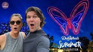 You Won't Believe Dollywood's Sweet Summer Nights Drone & Fireworks Show | Dollywood Summer Nights