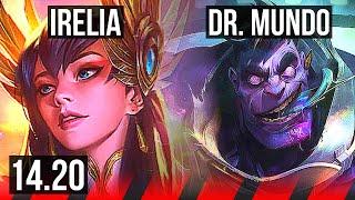 IRELIA vs DR. MUNDO (TOP) | 6 solo kills | EUW Diamond | 14.20