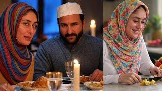 Saif Ali Khan and Kareena Kapoor Khan First Iftar in Ramzan Masha'Allah