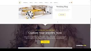 Tisara Jewelry WooCommerce Theme ecommerce jewelry template Itoh