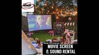 Movie Screen Projector Rental