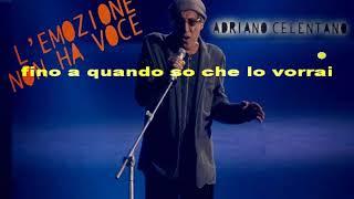 Adriano Celentano L'emozione non ha voce (karaoke)