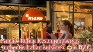 Amano Italian Restaurant ‍‍ is sooo nice  Italian Cuisine in BGC