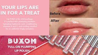 Buxom Full-On Plumping Lip Polish, Tinted Lip Plumper Gloss #beautyessentials #lips #lipcareproducts