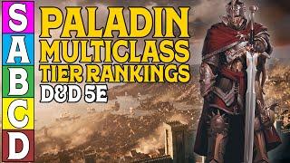 Paladin Multiclass Tier Ranking in Dungeons and Dragons 5e