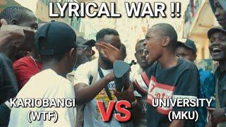 Kenya  Area Code Vybez Battle Ep3 | Street Talent (WTF) VS University Talent (MKU) LYRICAL WAR 