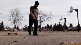 Obese fat skater starts skateboarding after 10 years Day 1