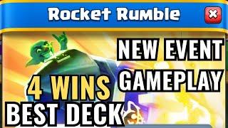BEST DECK FOR ROCKET RUMBLE : CLASH ROYALE BRAND NEW EVENT : MULTIPLE WINS