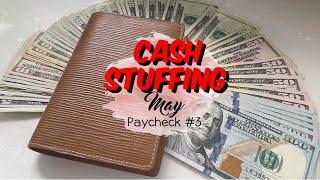 $1500+ CASH ENVELOPE STUFFING 2023| Sinking Funds | May Paycheck #3