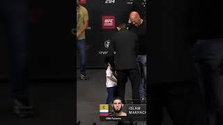 ХАСБИК НА UFC | БИТВА ВЗГЛЯДОВ | МАХАЧЕВ - ВОЛКАНОВСКИ #ufc #юфс #махачев #хасбик