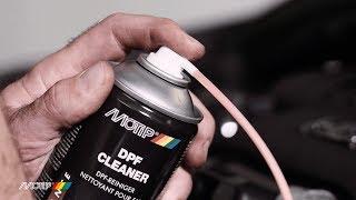 How to remove ash deposits in diesel-particle filter systems with MOTIP DPF Cleaner?
