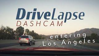 DriveLapse entering Los Angeles USA