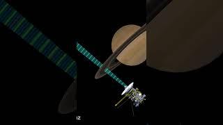 Using radio waves  to measure space dust particles #nasa #saturn #esa