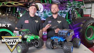 New Hobby Grade Grave Digger and Son-uva Digger R/C Monster Jam Trucks | Monster Jam