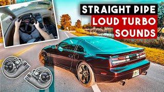 Straight Pipe JDM Twin Turbo NISSAN 300ZX POV Drive! [RAW TURBO/ Blow Off Valve]  0-100