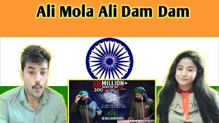 ALI MOLA ALI DAM DAM | INDIAN Couple Reaction | Sultan Ul Qadria Qawwal