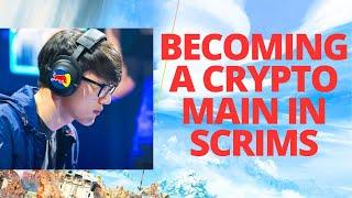 BECOMING A CRYPTO MAIN | iiTzTimmy NEW SEASON 22 ALGS SCRIMS FT GILD AND WALTZY