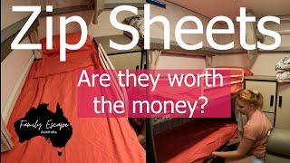 Zip Sheets Caravan Bunk Bedding Review