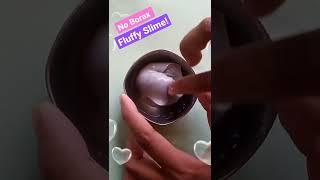 How to make Slime without Borax  #shorts #slime #asmr #diy