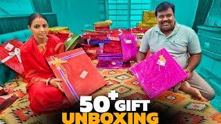 50+ Gift Unboxing Itna Sara Gift Mila  || Cooking With Indian Truck Driver