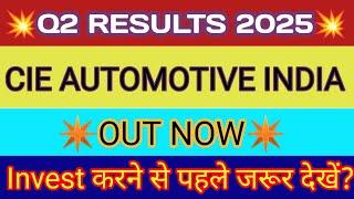 CIE India Q2 Results 2024  CIE India Results  CIE Automotive Share Price  CIE Automotive Share