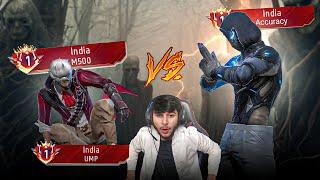 OH NO  India's TOP 1  UMP & M500 Player  vs NG Angry  ||On live||