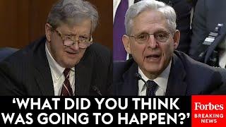 JUST IN: John Kennedy Confronts Merrick Garland About DOJ School Board Memo