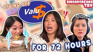 Singaporeans Try: Living Off Value Dollar Store Products For 72 Hours