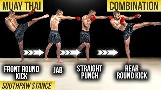 MUAY THAI COMBO with 4 Steps  | For your SELF STUDY at Home