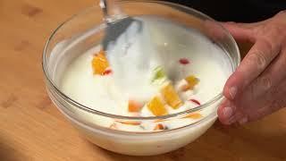 Puding torta od jogurta s voćem
