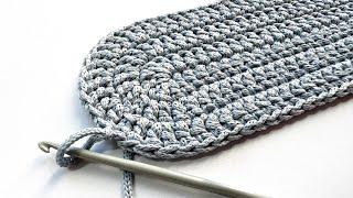  How to crochet an oval? Oval bottom for a bag.