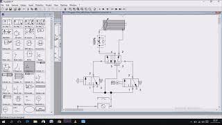 VIDEO FLUIDSIM FULL PNEUMATIK SEMI OTOMATIS 1