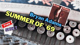 Summer of 69 - Bryan Adams - Steirische Harmonika - FREE SHEET - Ziachbüro 30