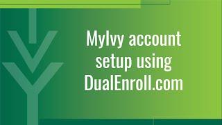MyIvy Account Setup