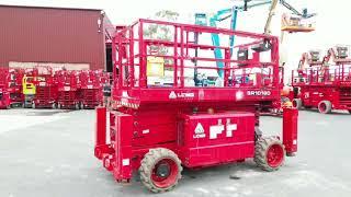 LGMG SR1018D Rough Terrain Scissor Lift used 2022 sale