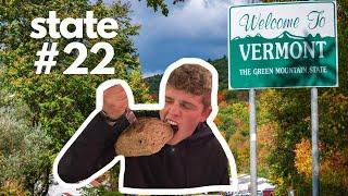 Eating the most iconic food from Vermont for the whole day! (State #22)