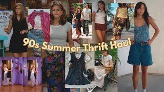 90s summer try on thrift haul 
