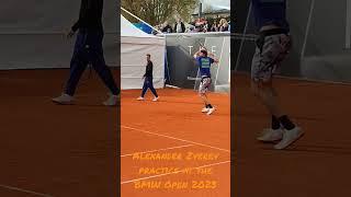 Alexander Zverev practice at the BMW Open 2023 #bmwopen #germany #deutschland #reels #munich #bmw