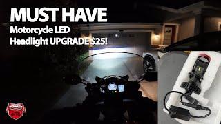 The BEST New 2024 LED Motorcycle Headlight Upgrade EVERYONE NEEDS