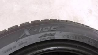 Японская зимняя резина (липучка) Michelin 215/55 R17