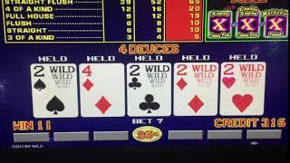 Dueces Wild Video Poker Four Dueces