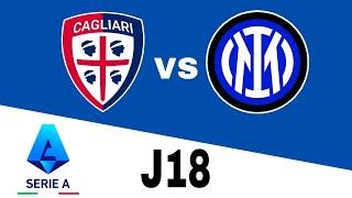 Cagliari vs Inter en vivo Serie A Jornada 18